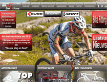 Tablet Screenshot of bike-emotions.nl